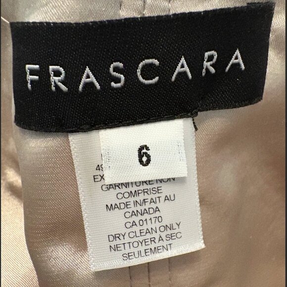 Frascara 3811formal mother of the bride gown, size 6 in "stone", worn once - Picture 7 of 8